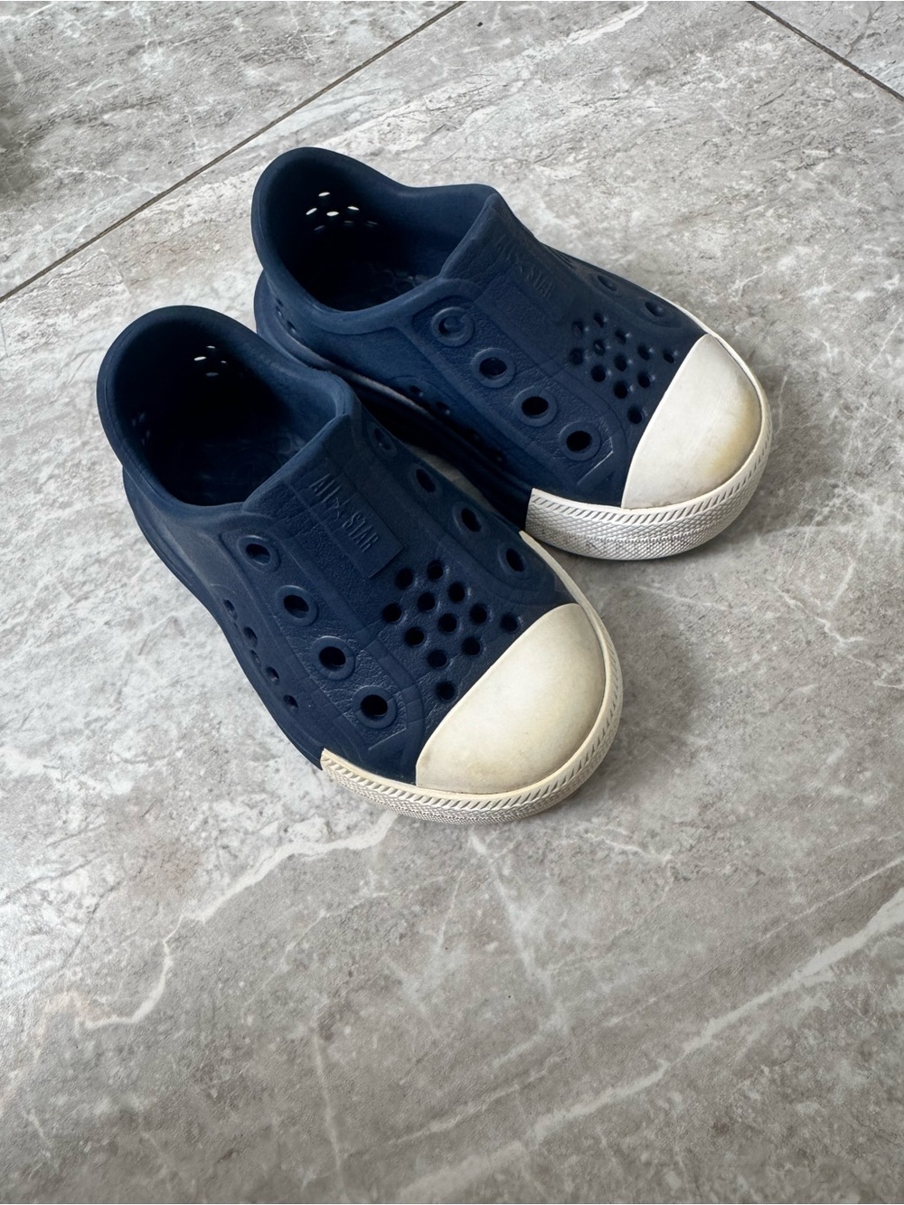 Converse Kids Water Shoe in Navy and White
